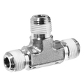 Usa Industrials Pipe Fitting w Sealant - Steel Instrumentation - Male Tee - 1/2" MNPT ZUSA-PF-5606